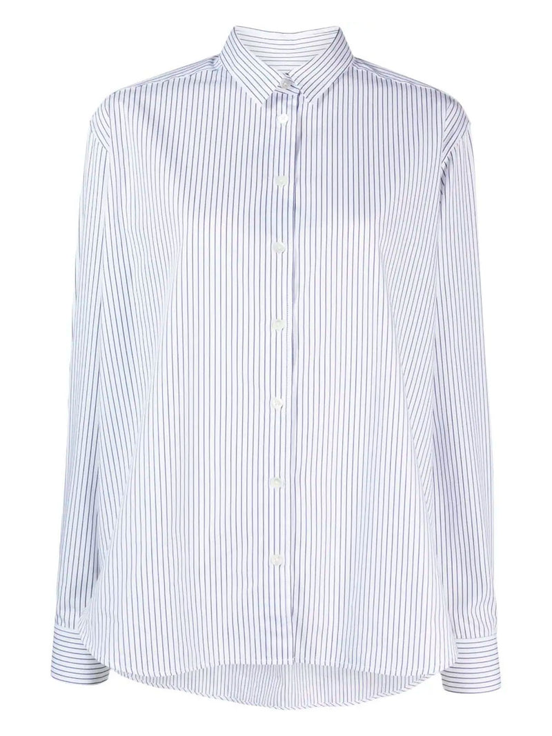 Signature striped organic cotton shirt