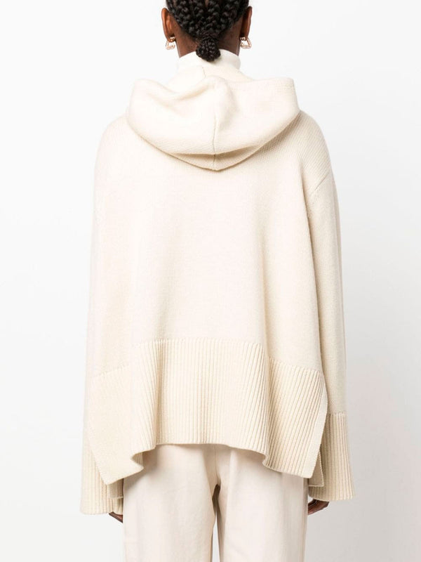 Wool-blend hoodie