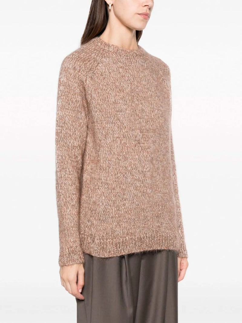 Mélange wool-blend jumper