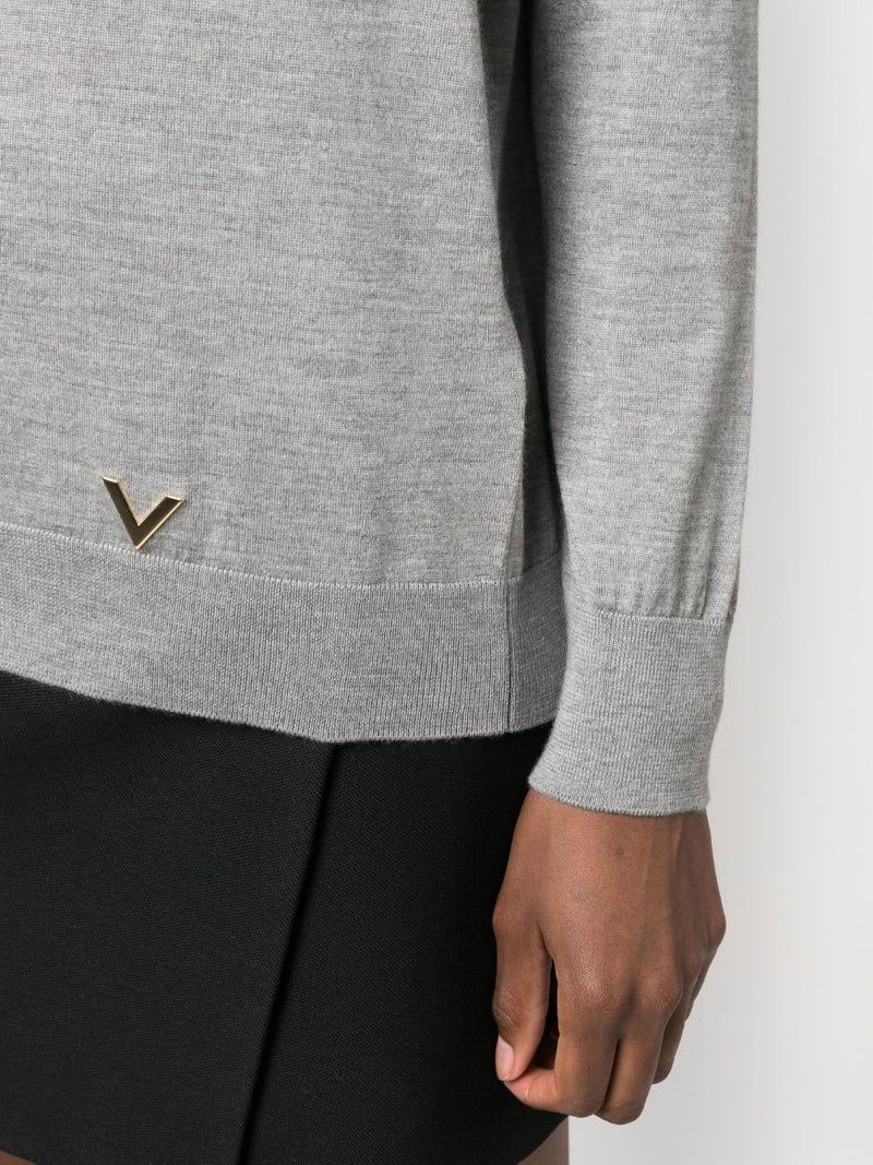 VGold V-neck jumper
