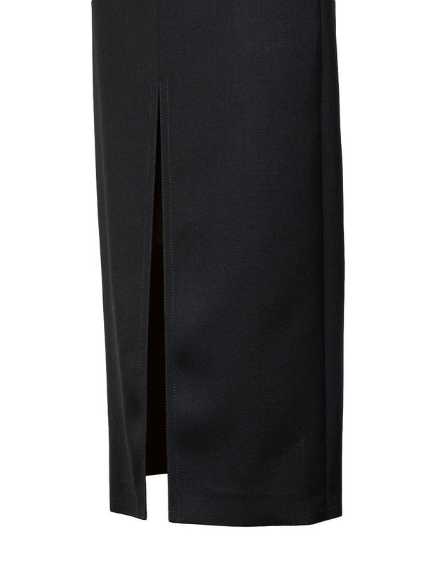 Pencil skirt with slits