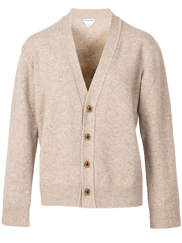 Knot buttons cardigan
