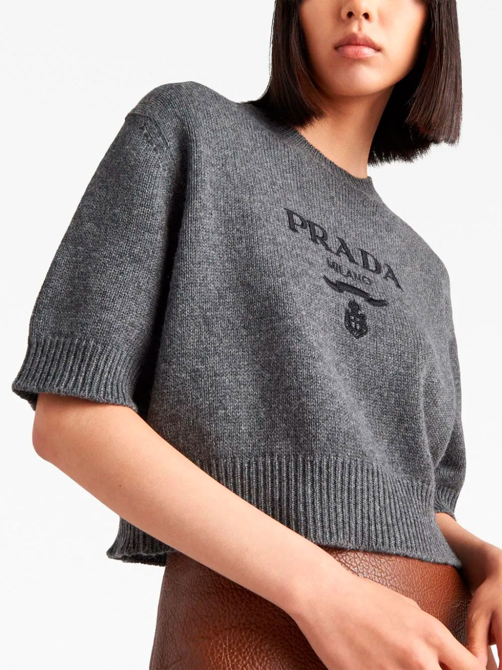 Prada logo jumper sale