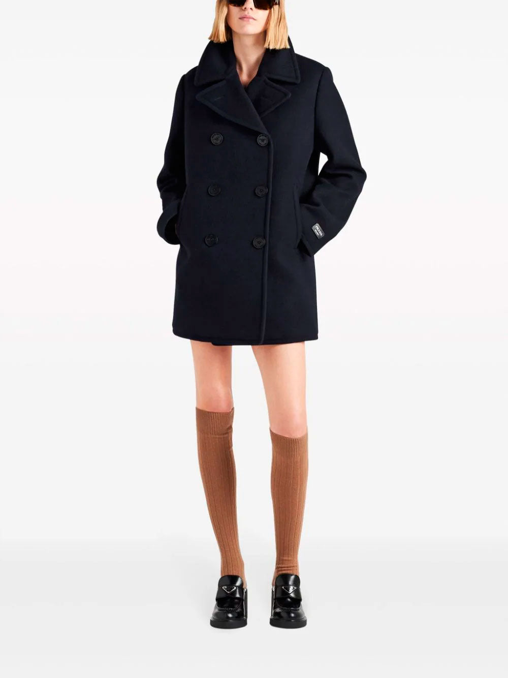 Prada peacoat outlet