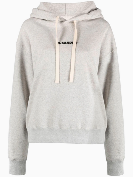 Logo-Print Cotton-Jersey Hoodie - gray - XXL