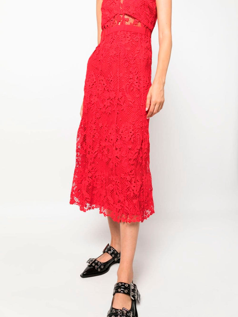 Chantilly lace dress