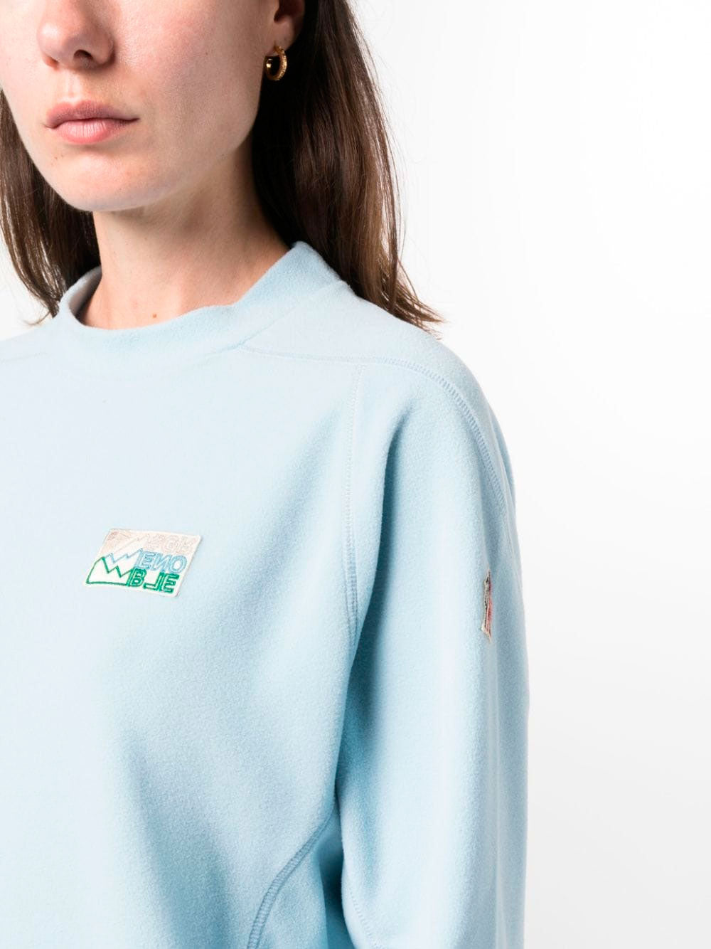 Moncler logo patch sweatshirt store