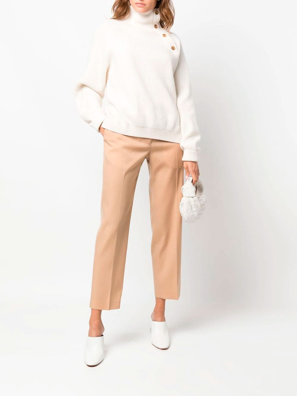 Tailored cropped trousers