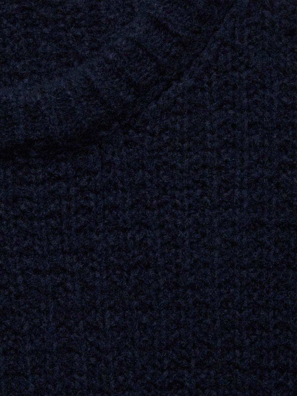 Logo-embroidered cashmere jumper