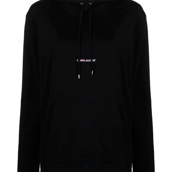 Logo print hoodie