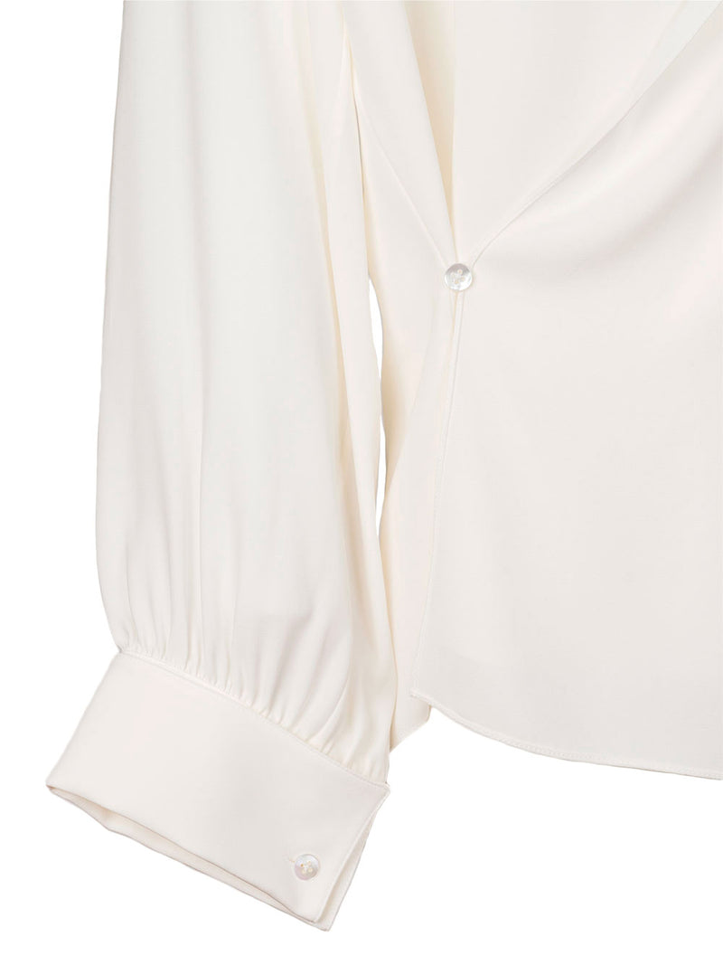 Ruched-detailing blouse, Victoria Beckham