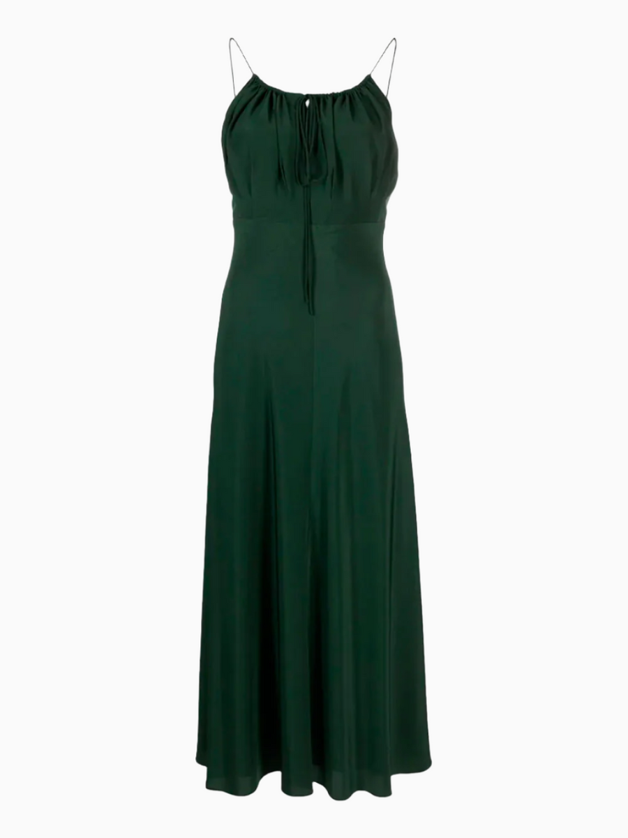 Gathered midi dress | Toteme | OTTODISANPIETRO