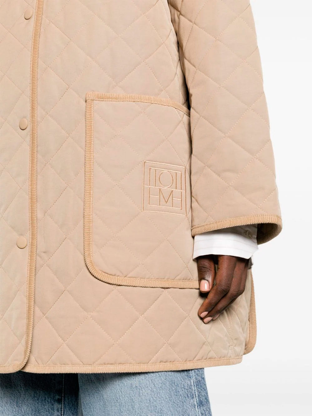 Quilted barn jacket