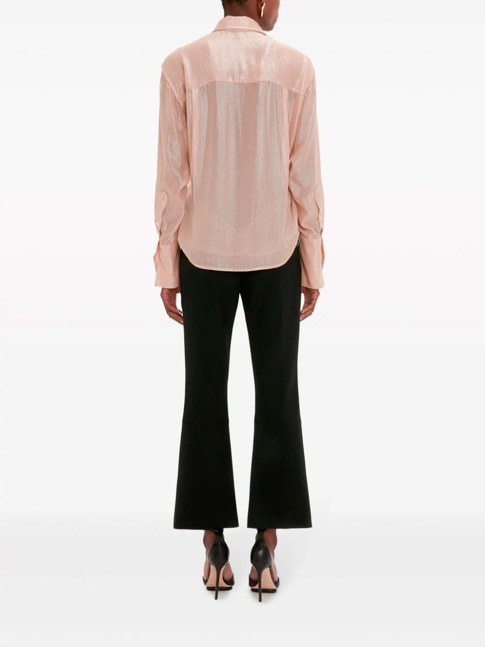 Ruched-detailing blouse