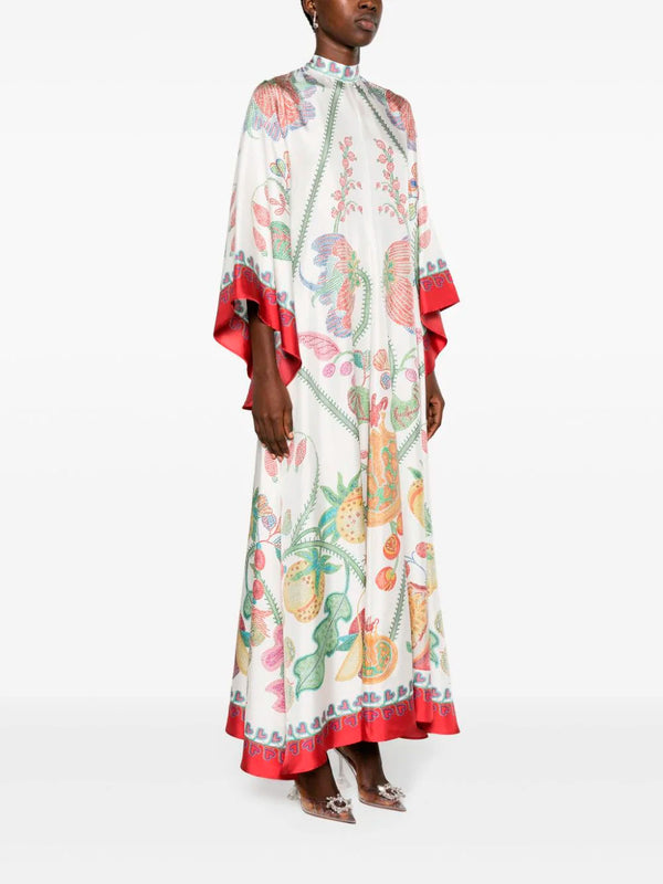 Magnífico Flower Placée-print dress