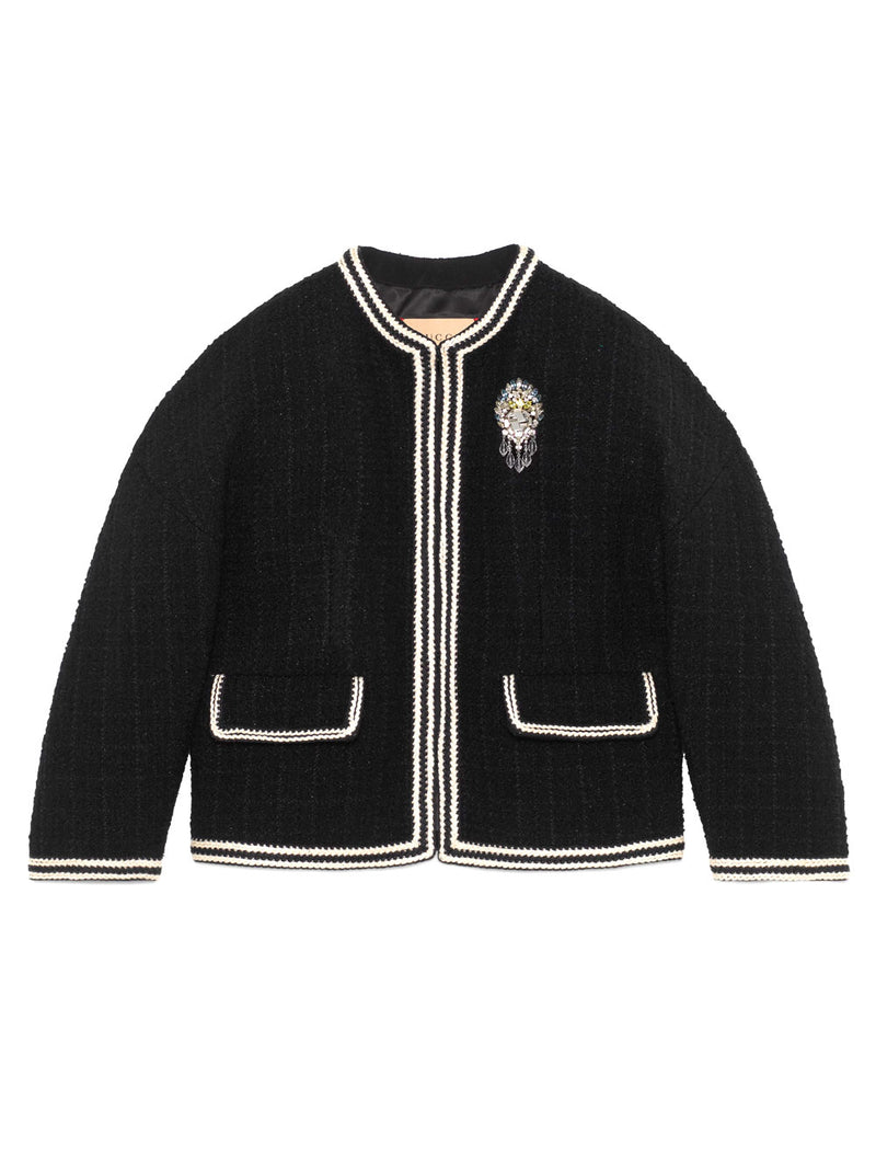 Bouclé Tweed wool jacket