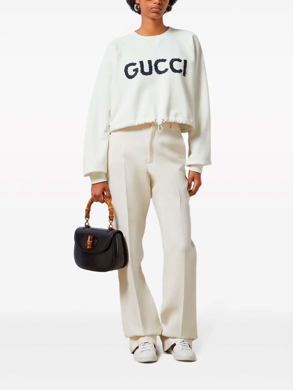 Logo embroidered sweatshirt Gucci OTTODISANPIETRO