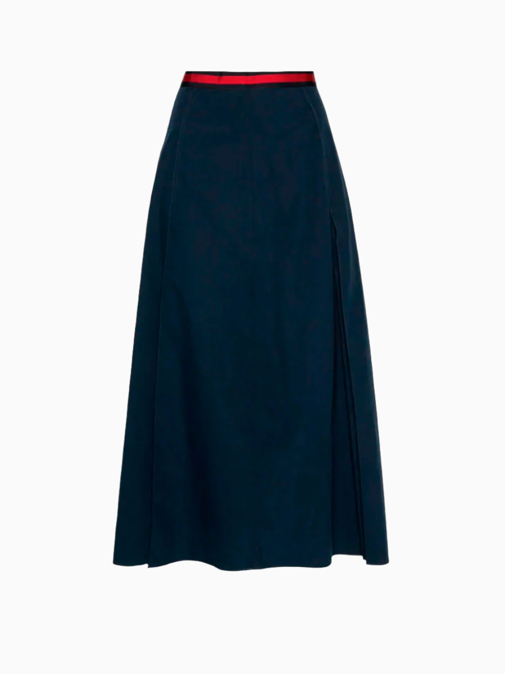 Web poplin skirt