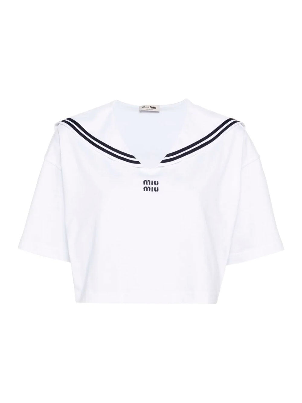 Sailor-collar T-shirt