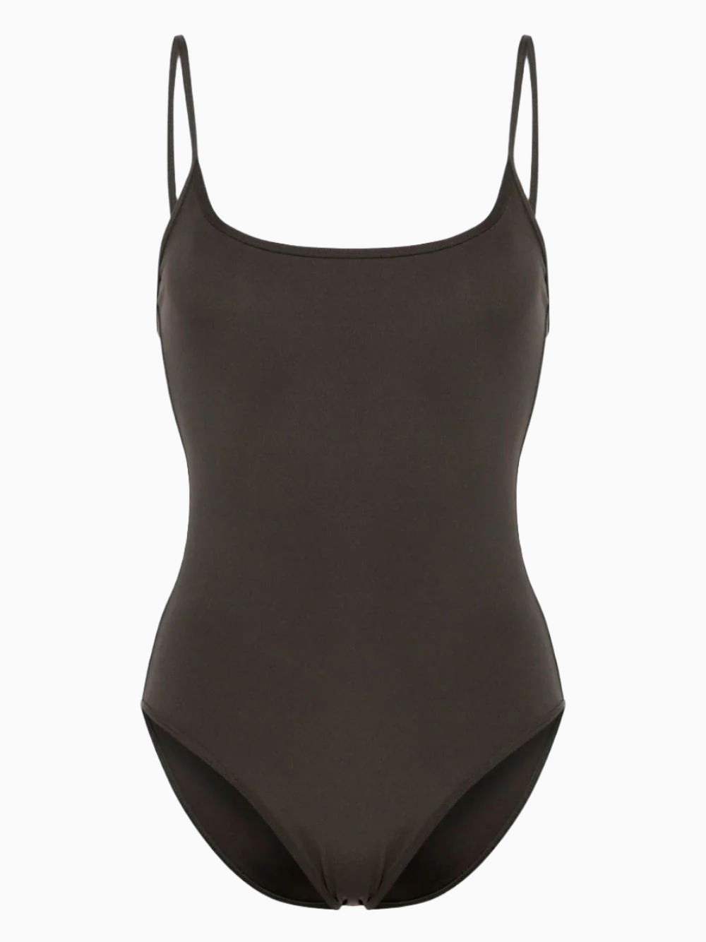 Square-neck swimsuit