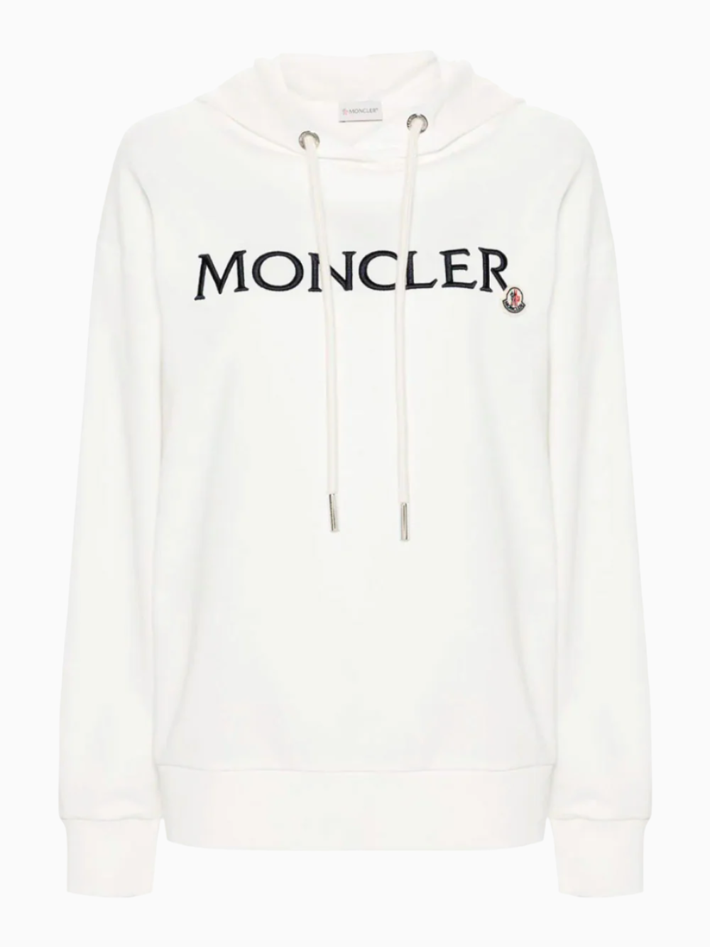 Logo-embroidered hoodie