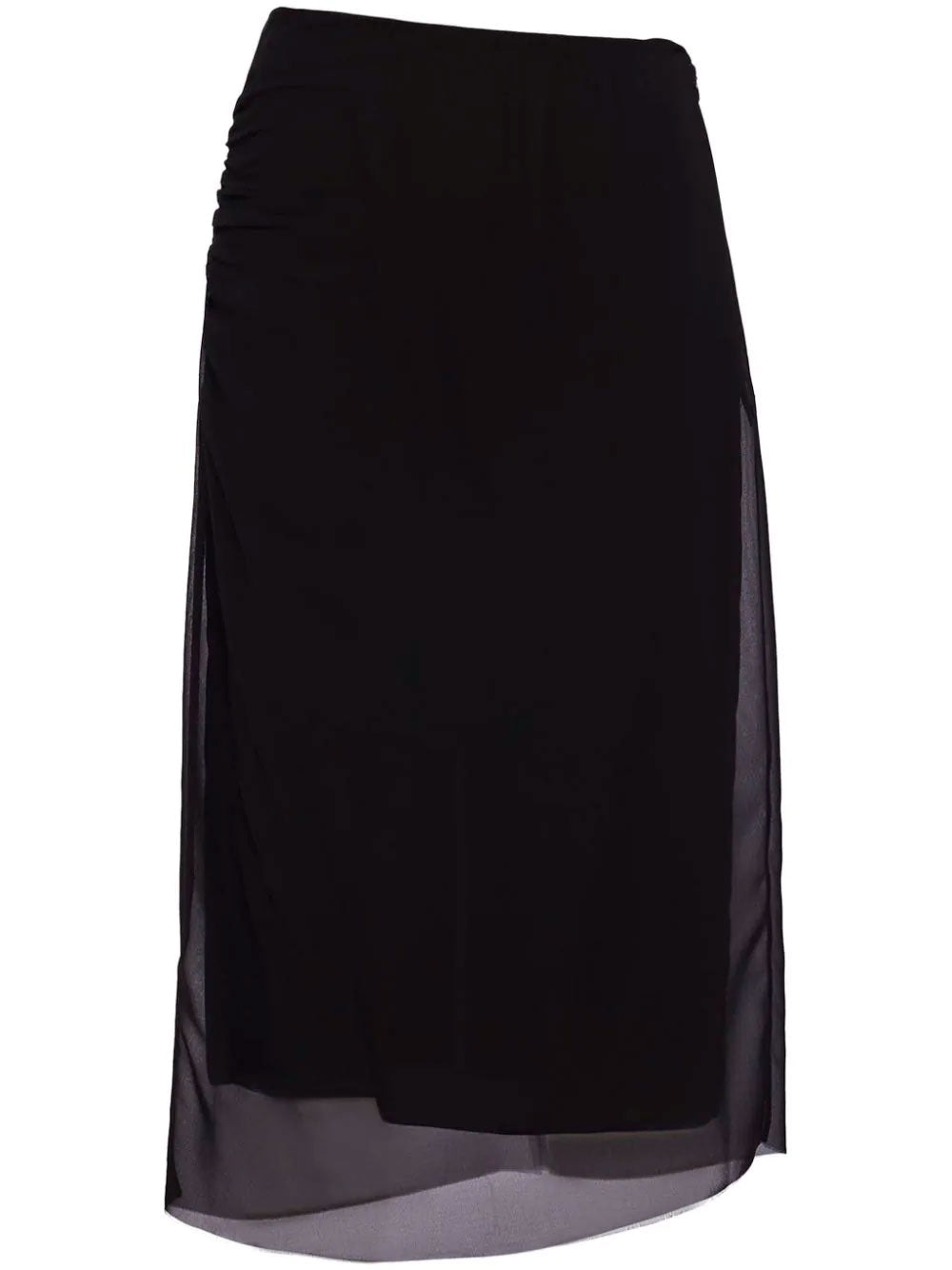 Semi-sheer skirt
