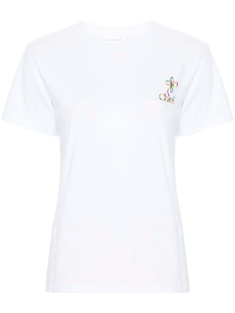 Logo-embroidered t-shirt