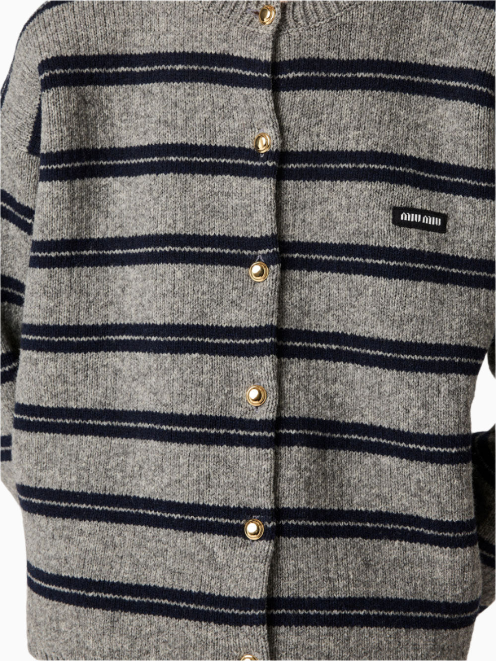 Striped cardigan | Miu Miu | OTTODISANPIETRO