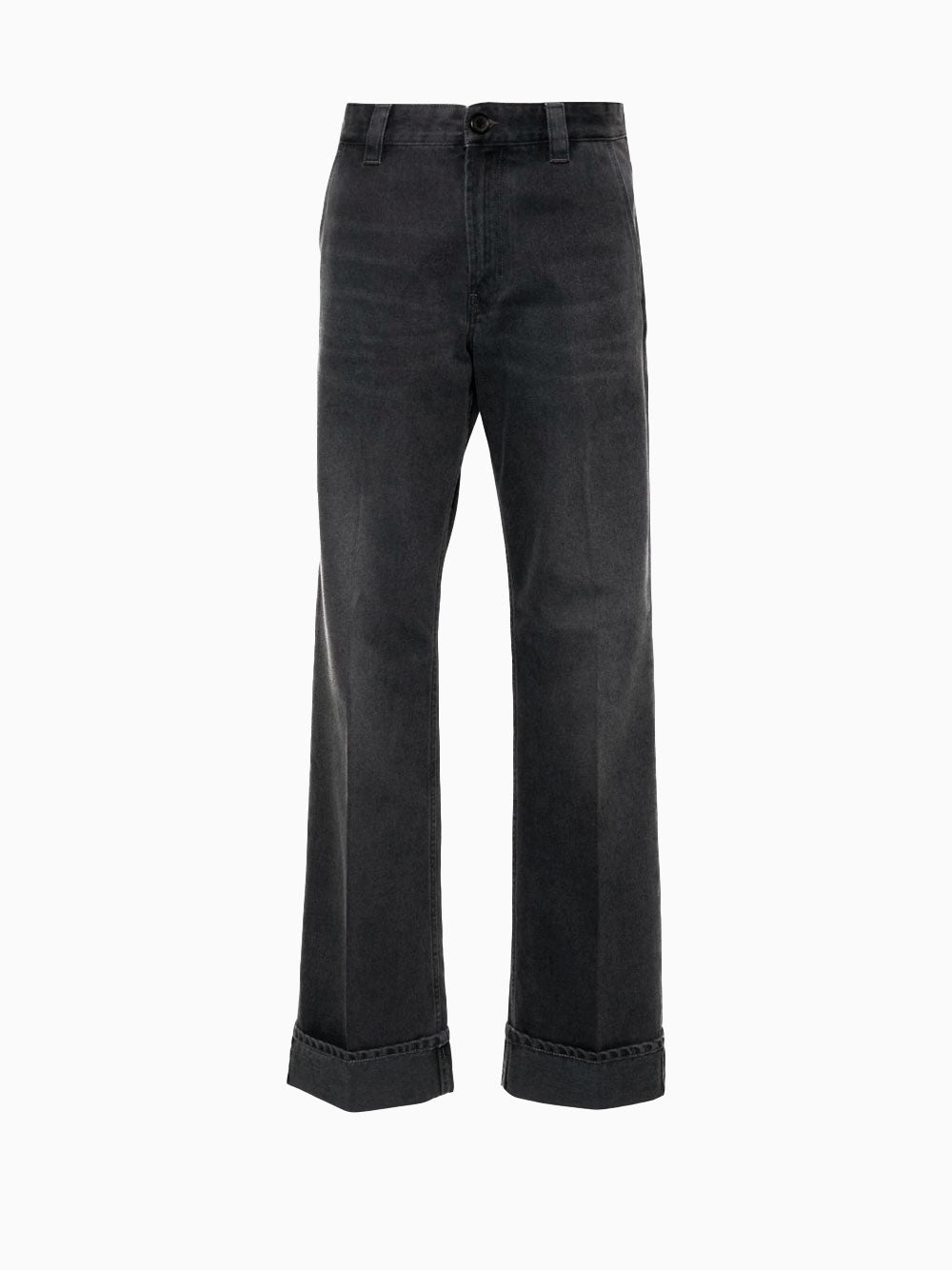 Mid-rise trousers