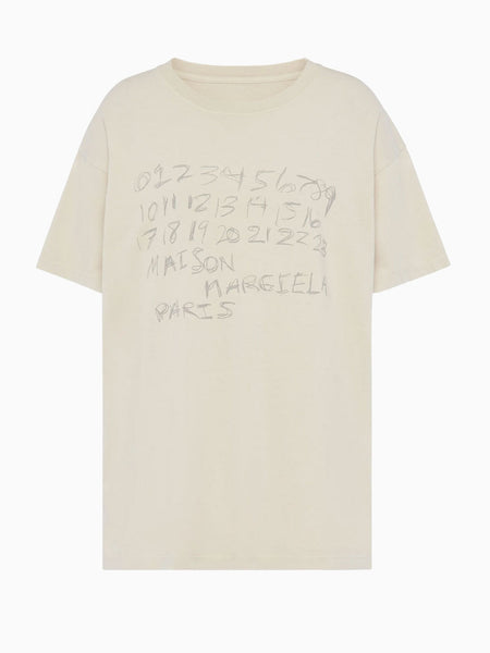 Numbers-print T-shirt | Maison Margiela | OTTODISANPIETRO