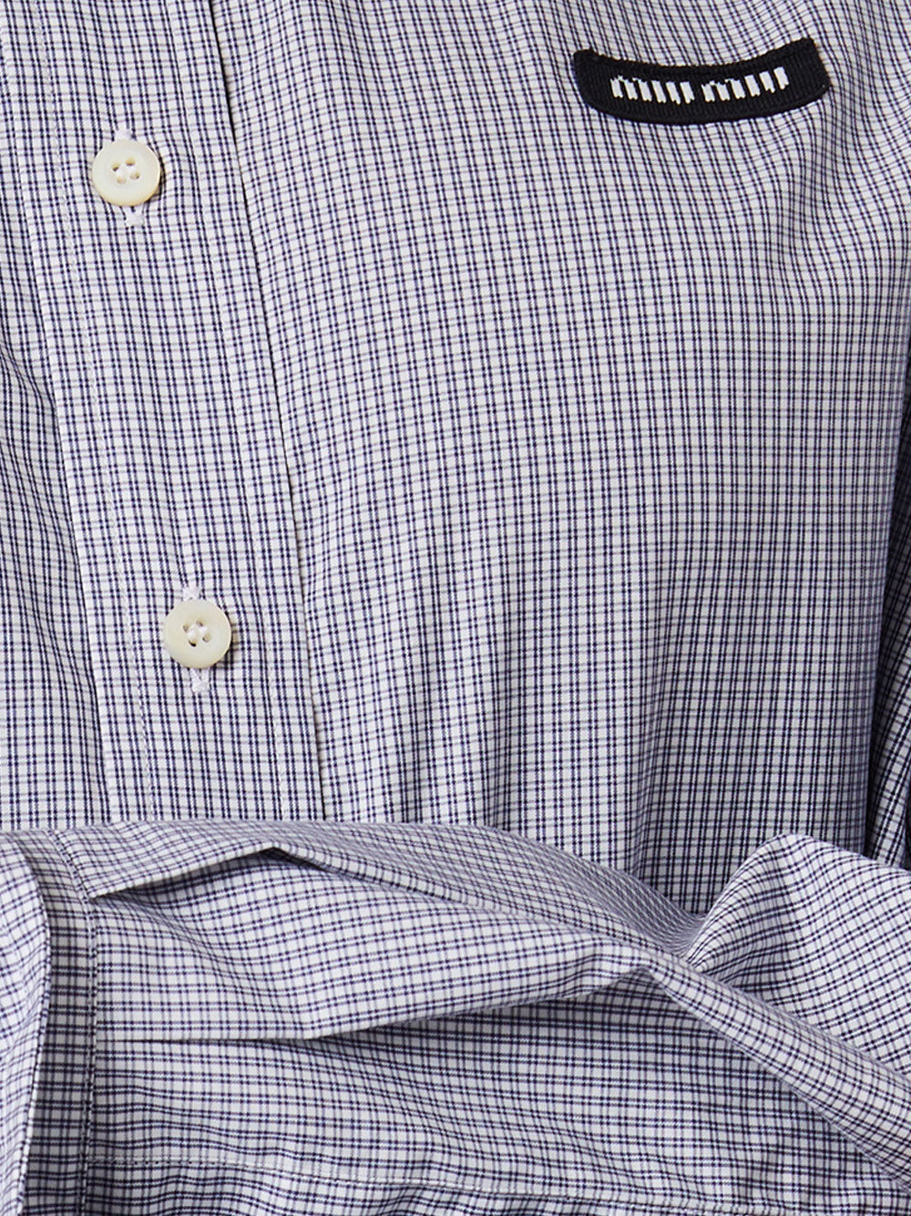 Poplin shirt | Miu Miu | OTTODISANPIETRO