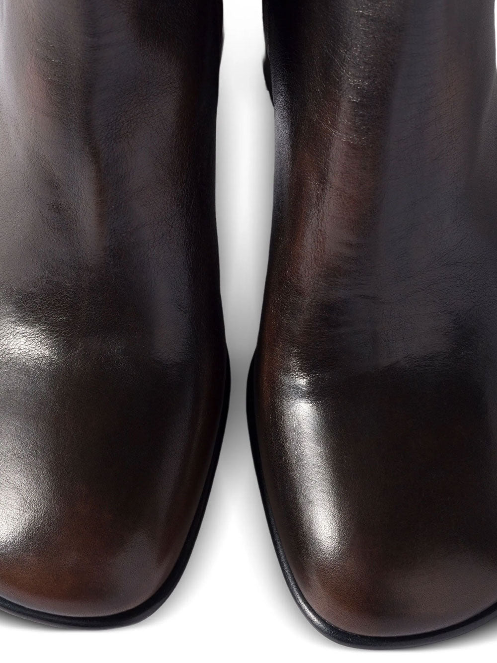 Fumé leather ankle boots | Miu Miu | OTTODISANPIETRO