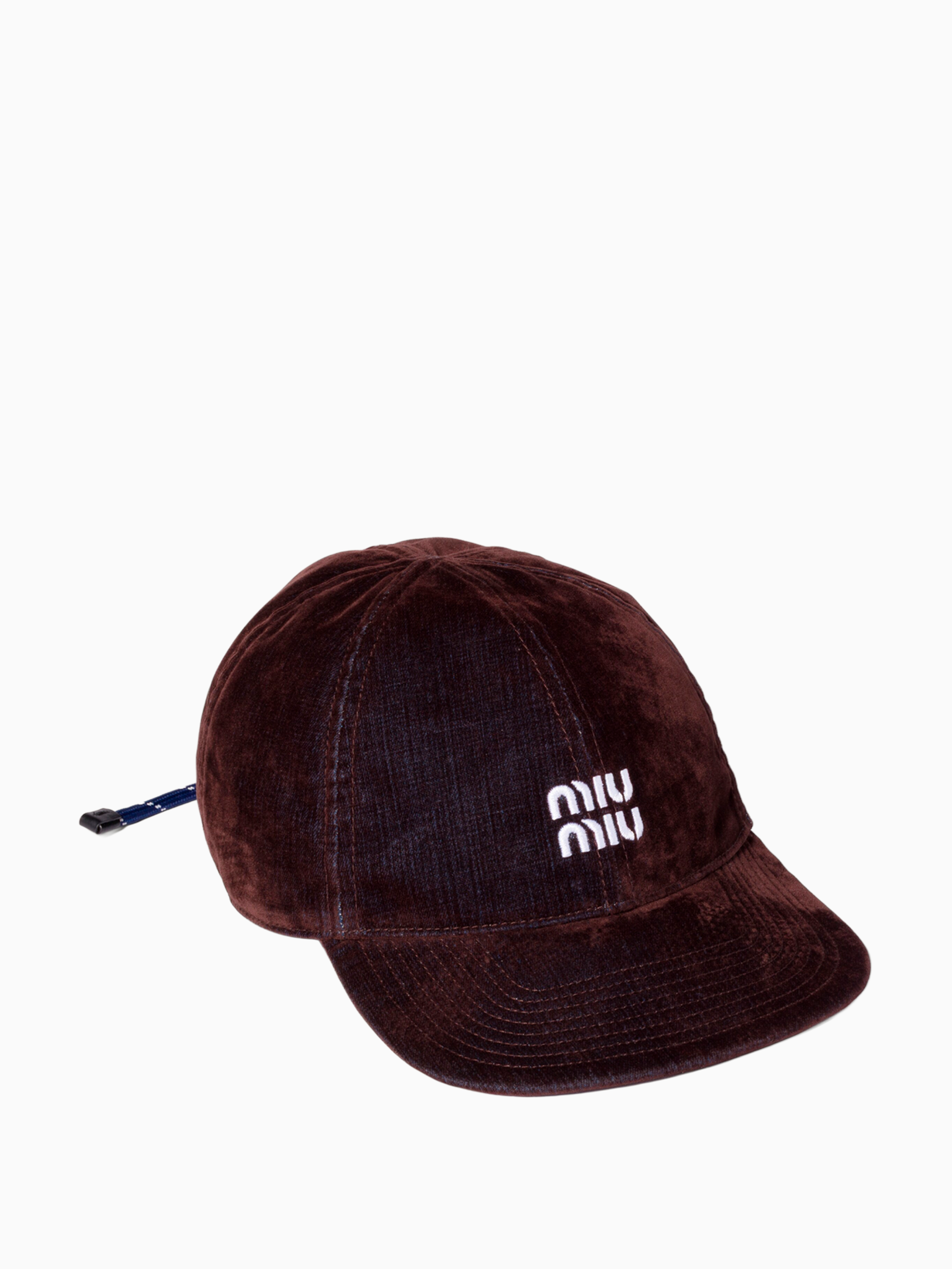 Velvet baseball cap