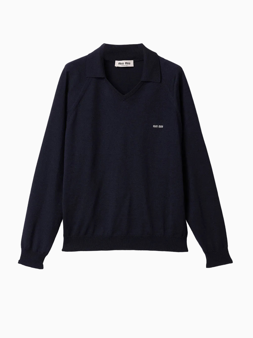 Polo collar jumper