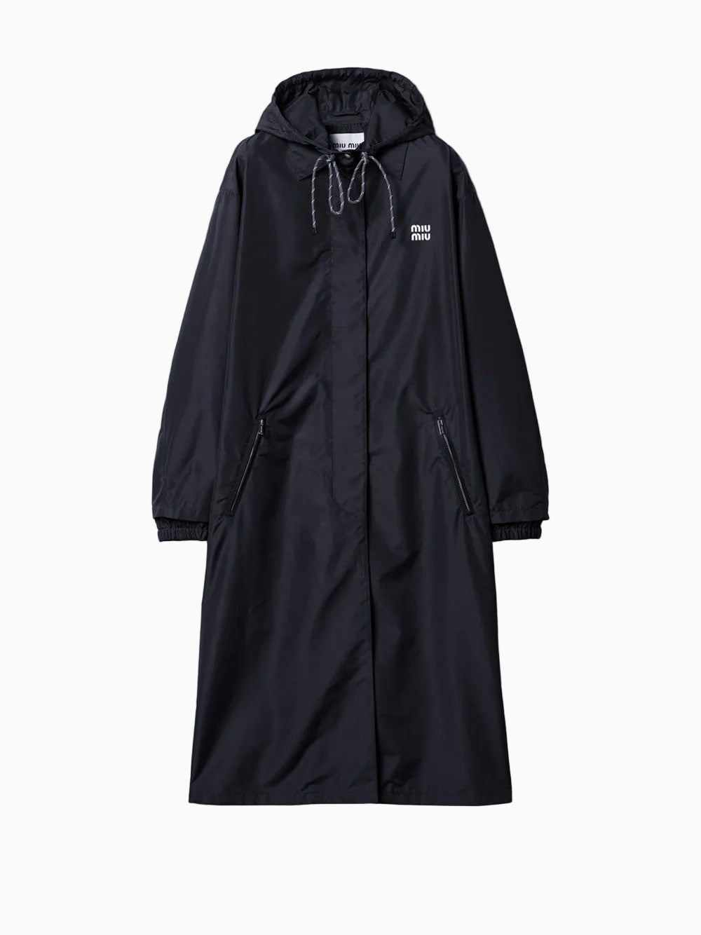 Technical pongé down jacket | Miu Miu | OTTODISANPIETRO