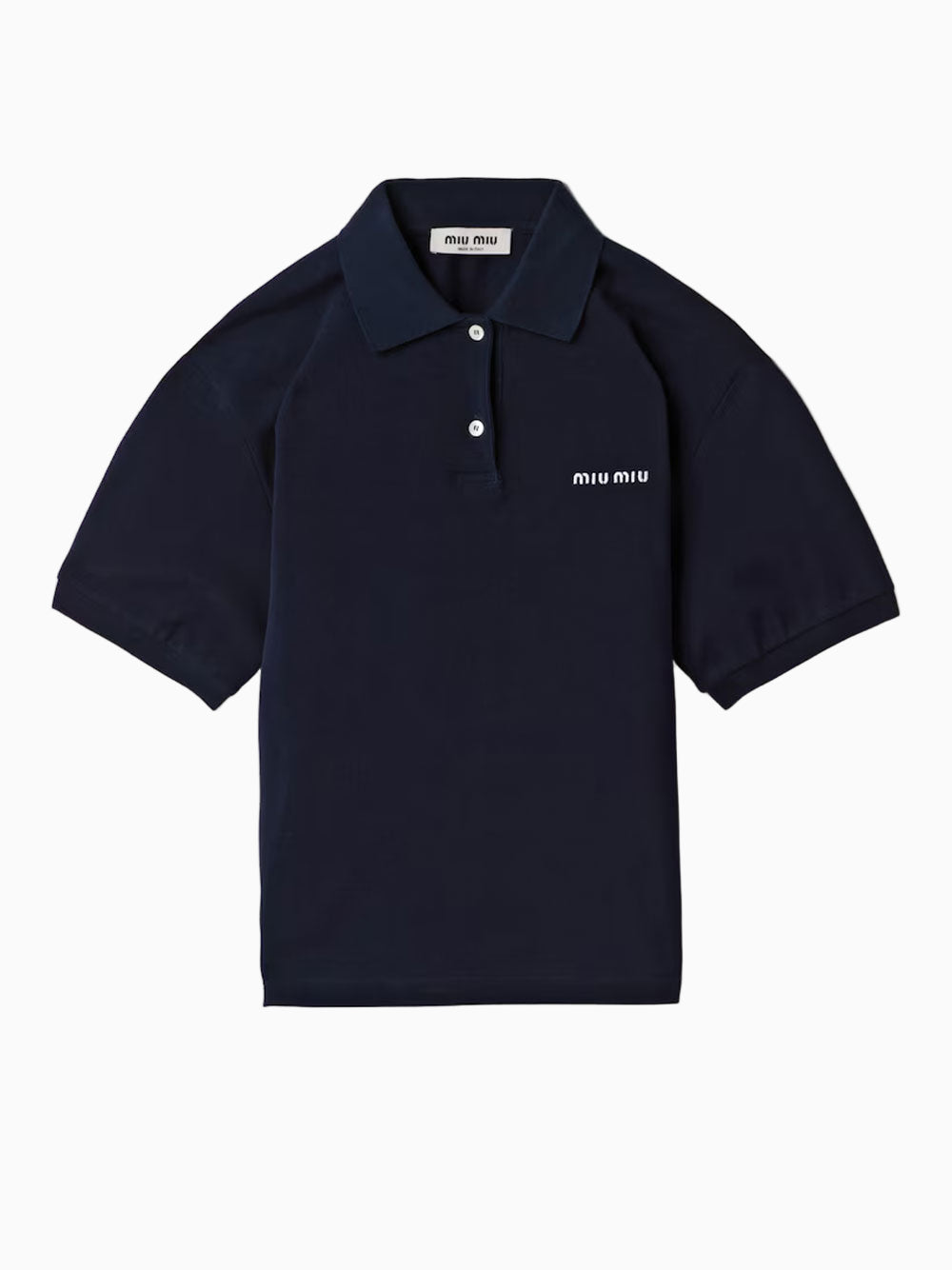 Logo-patch T-shirt | Miu Miu | OTTODISANPIETRO