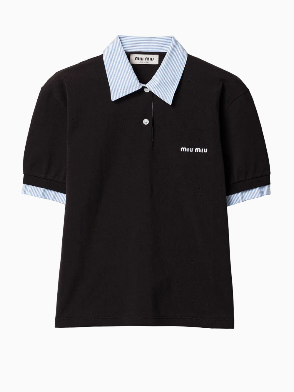 Piquet polo shirt | Miu Miu | OTTODISANPIETRO