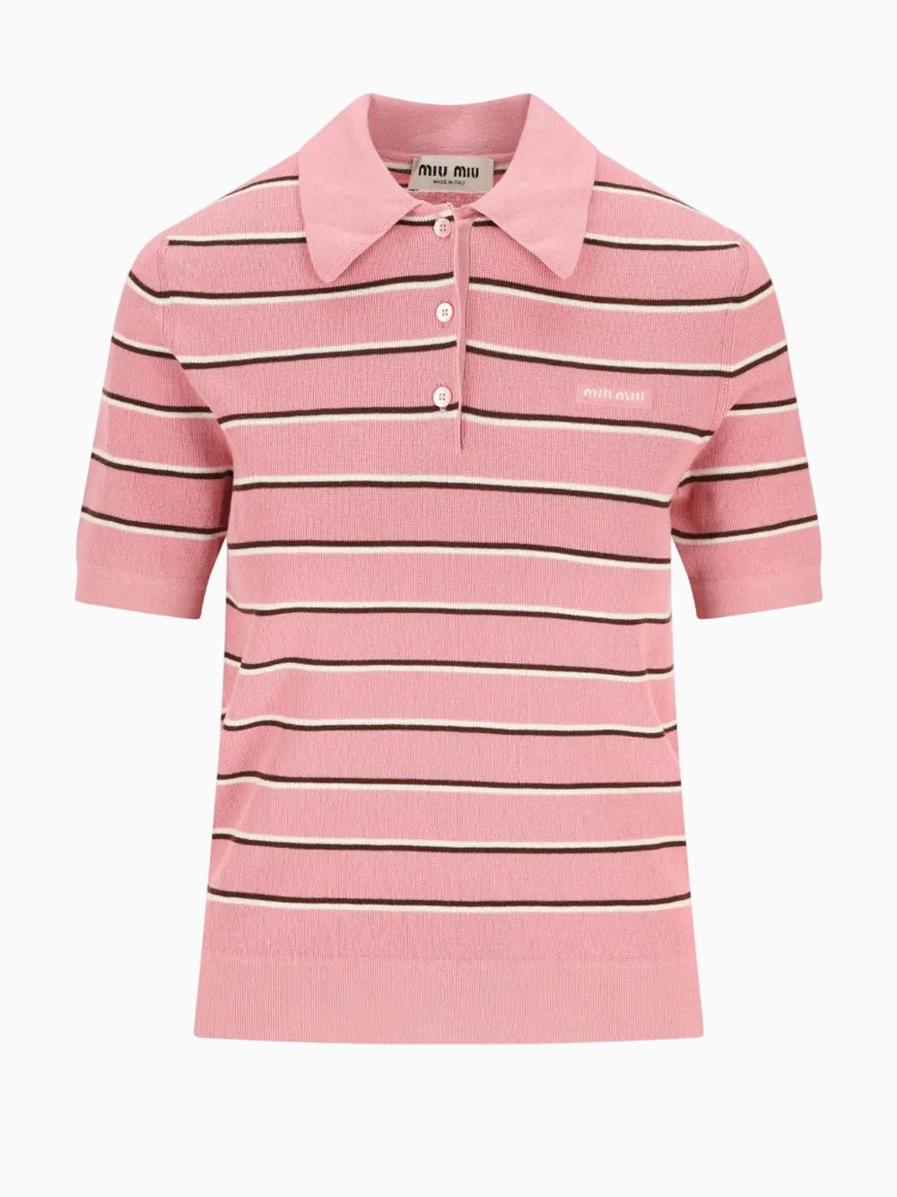 Striped polo shirt