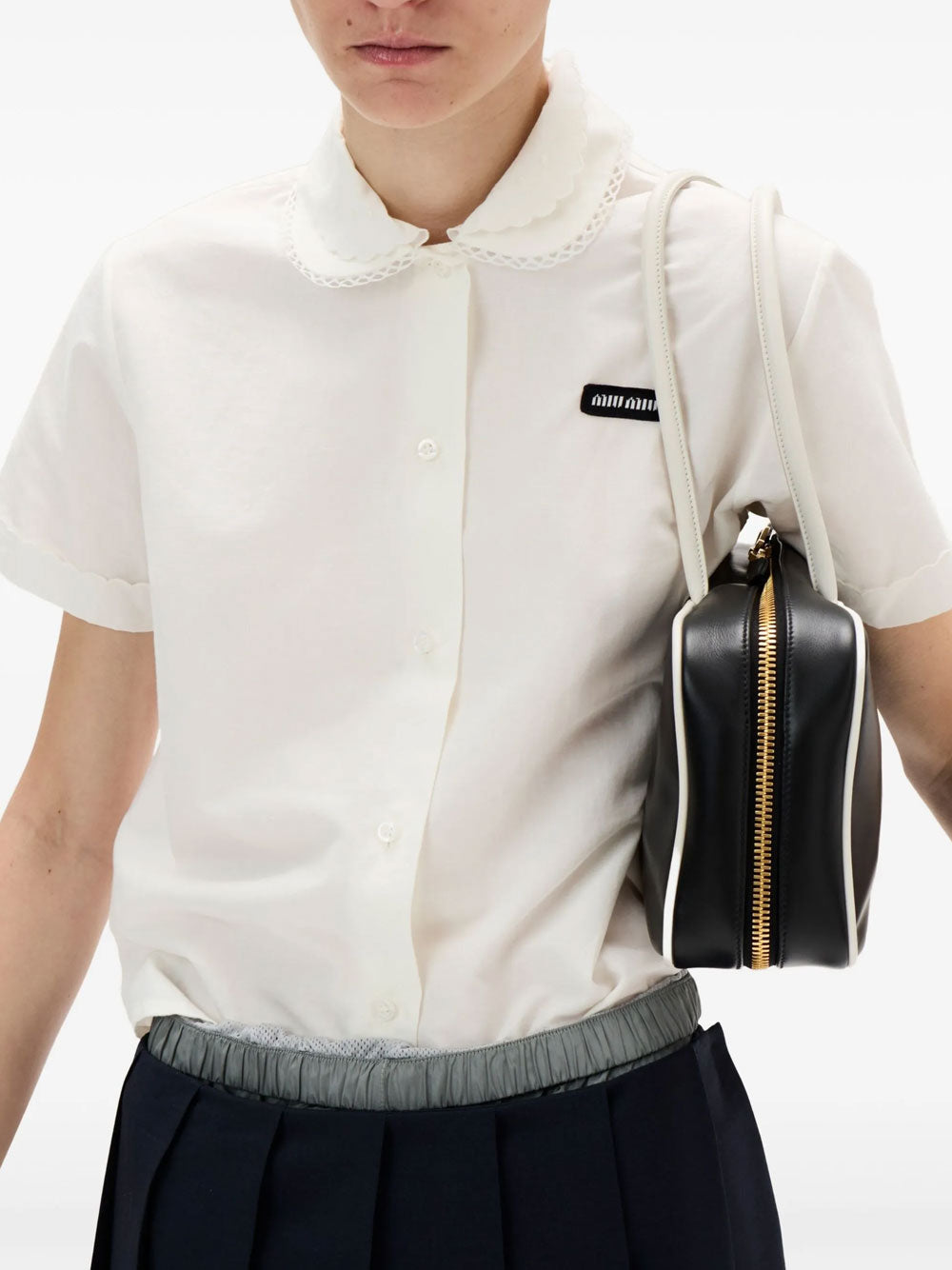 Slubbed poplin shirt