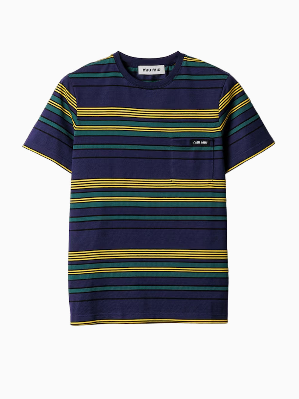 Logo-patch T-shirt | Miu Miu | OTTODISANPIETRO