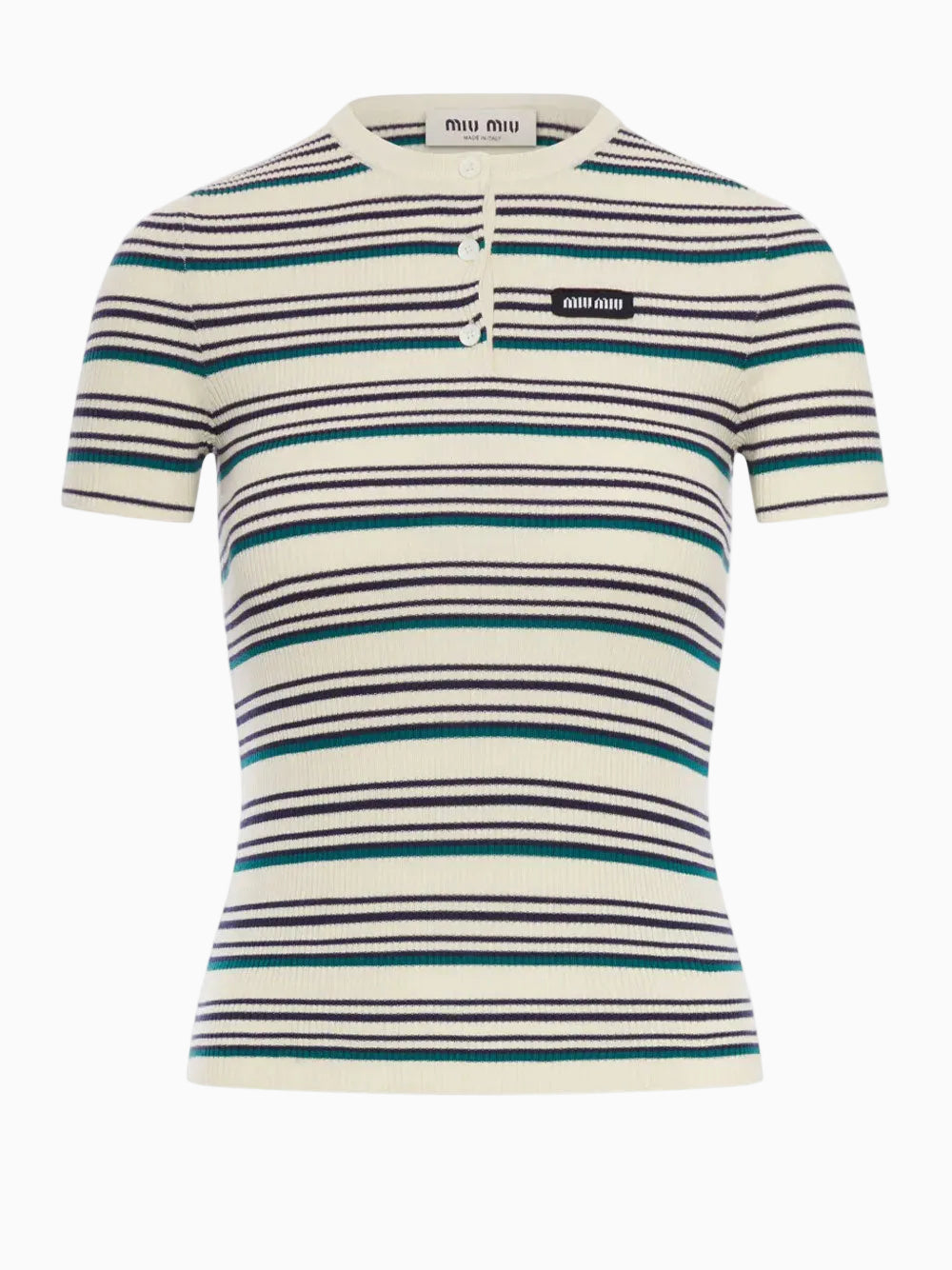 Striped T-shirt | Miu Miu | OTTODISANPIETRO