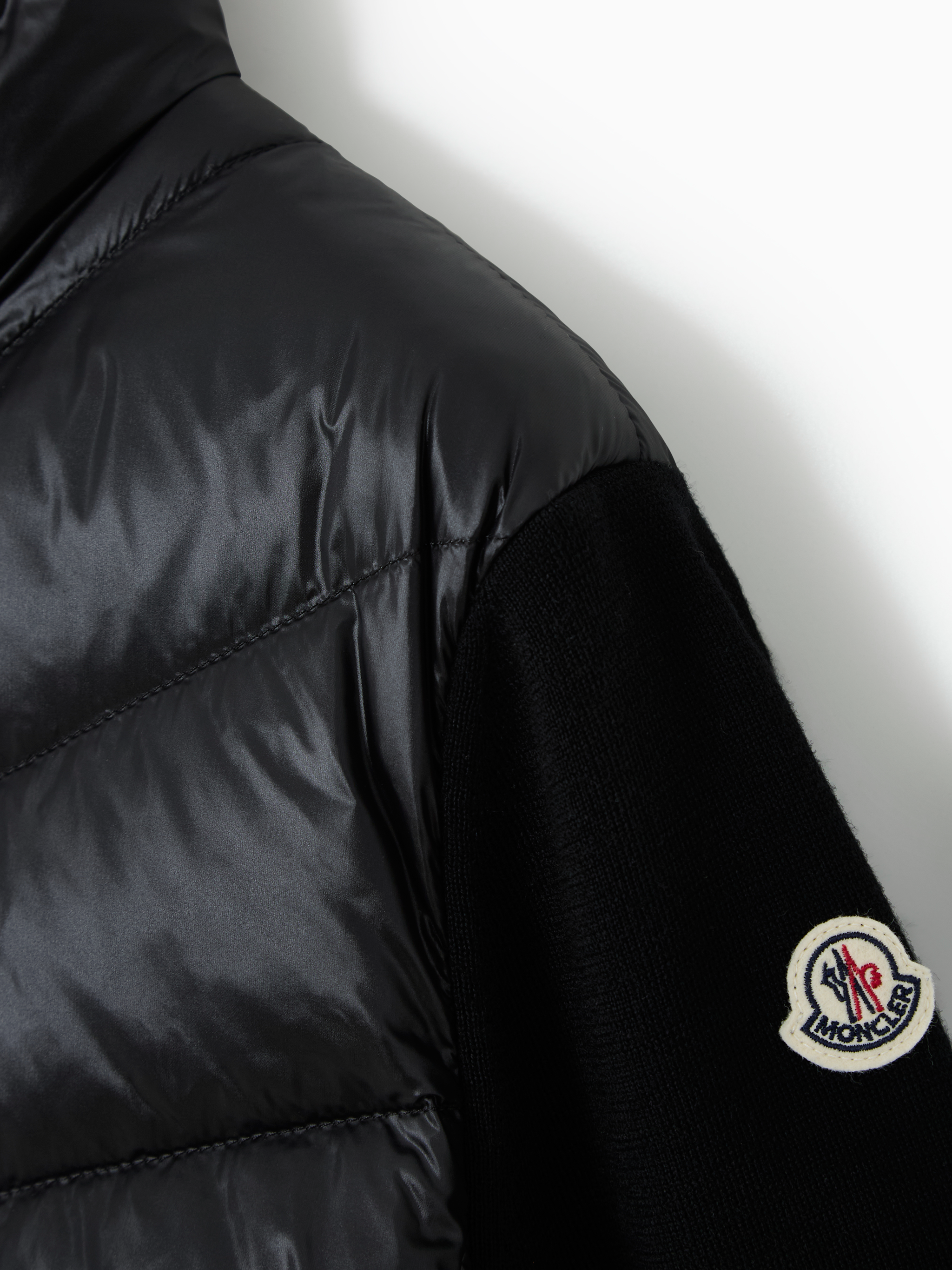 Logo down coat | Moncler | OTTODISANPIETRO