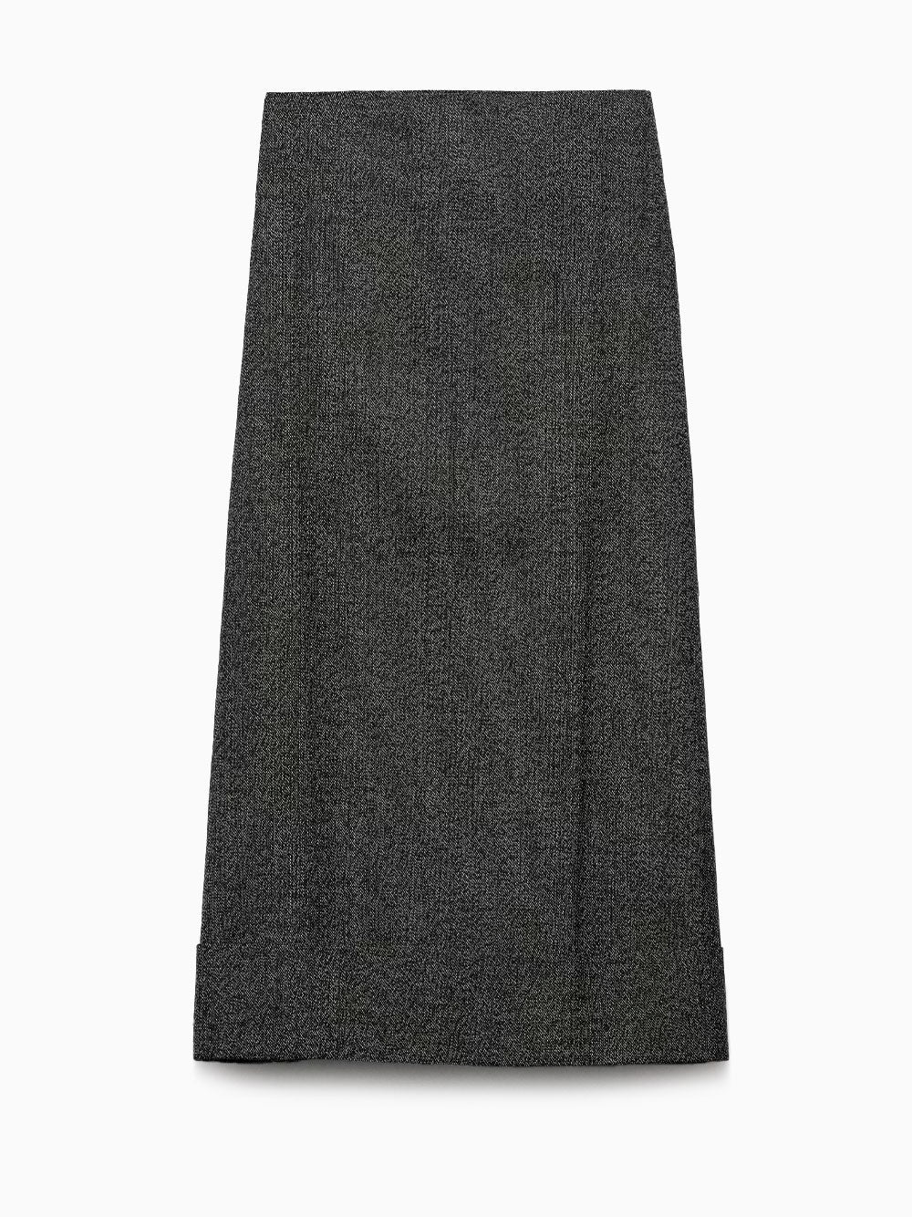 Mouliné maxi-skirt