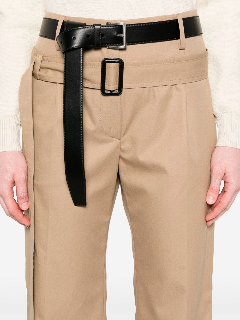 Belted pants