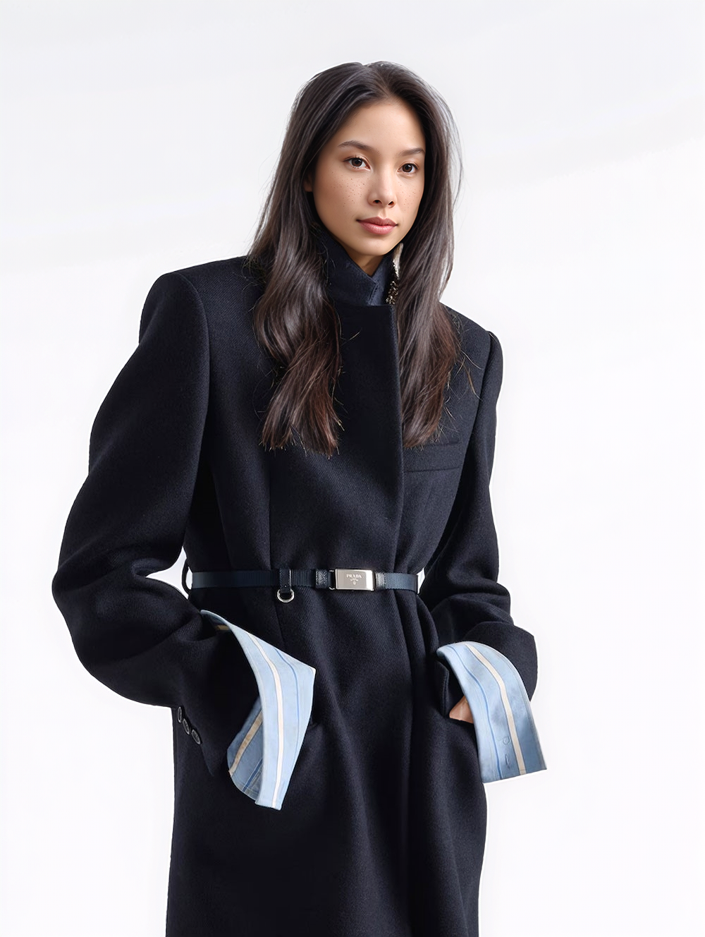 Belted coat