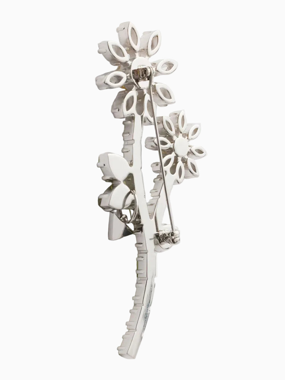 Double daisy brooch