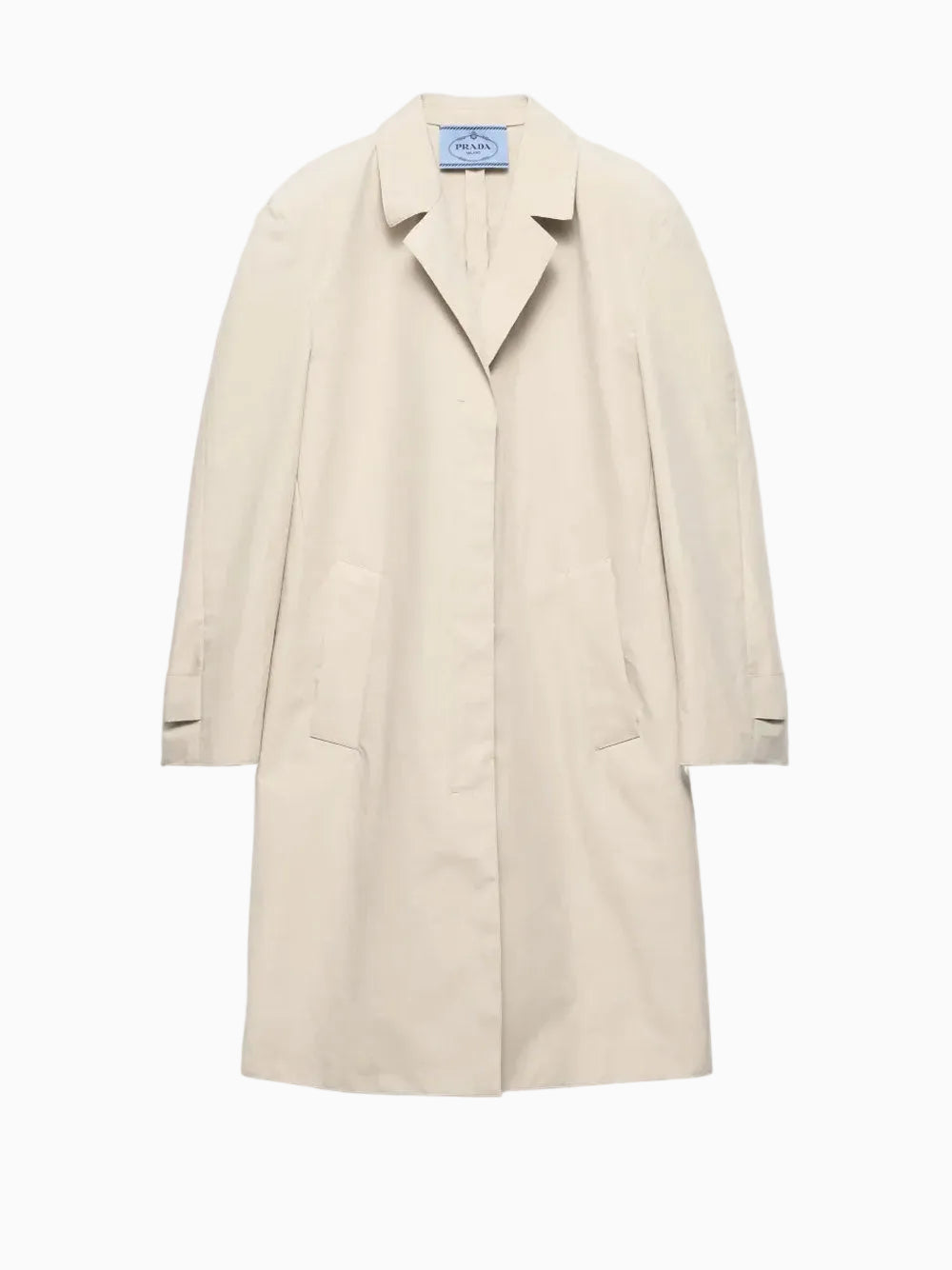 Poplin trench coat
