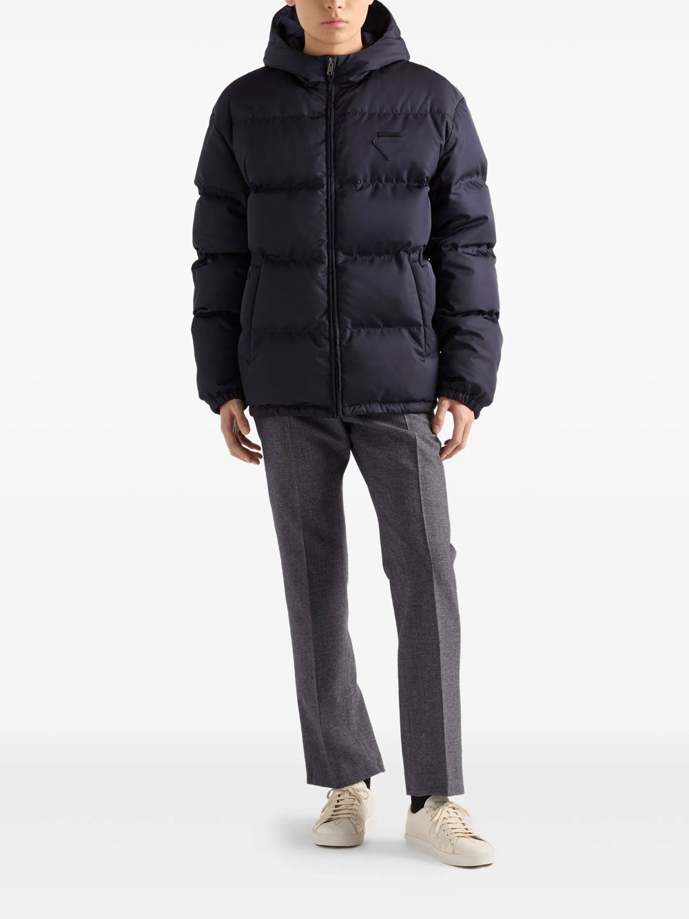 Hooded padded jacket