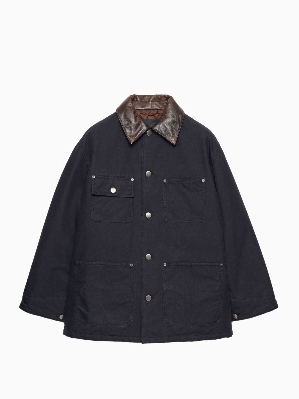 Technical cotton down jacket