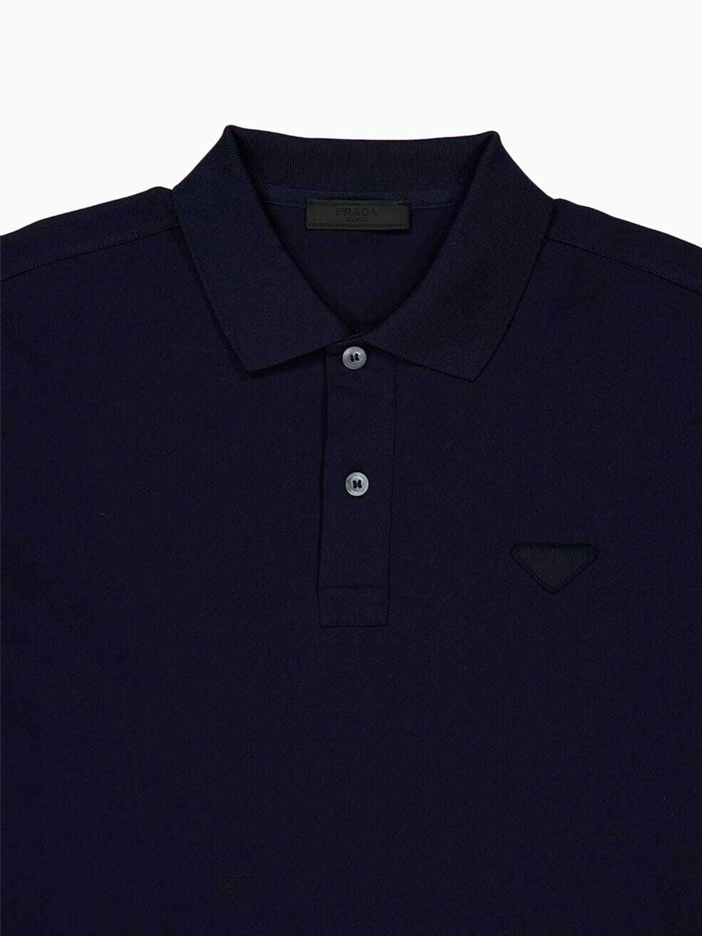 Archive Prada polo shirt ポロシャツ 19aw navy Prada Men's Navy Blue Cotton Polo Shirt Size S International